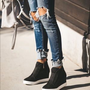 Black Suede Sneaker